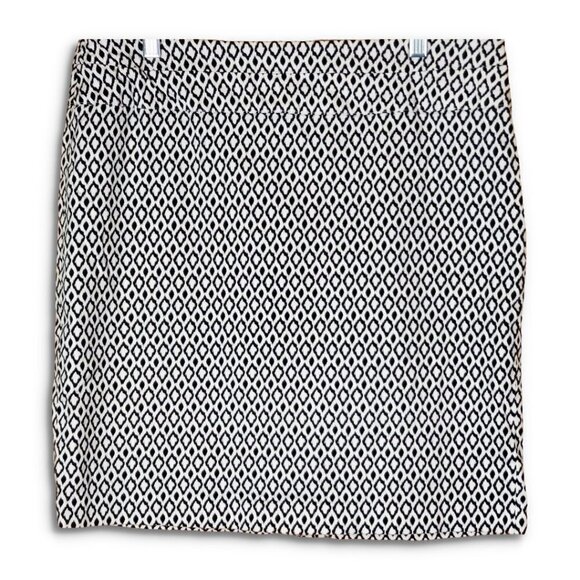 💎389 Donna Ricco New York Printed Skirt - Picture 1 of 4